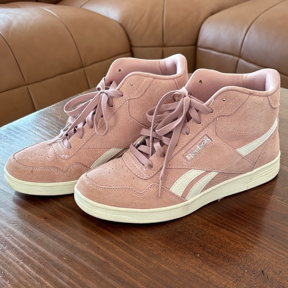 Reebok Shoes - Reebok Women's Blush Pink High-Top Sneakers